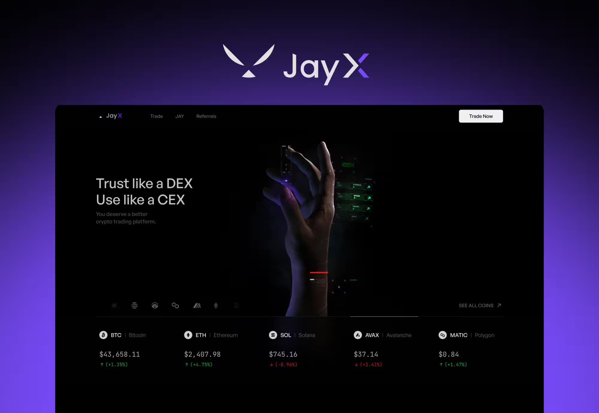 JayX branding image