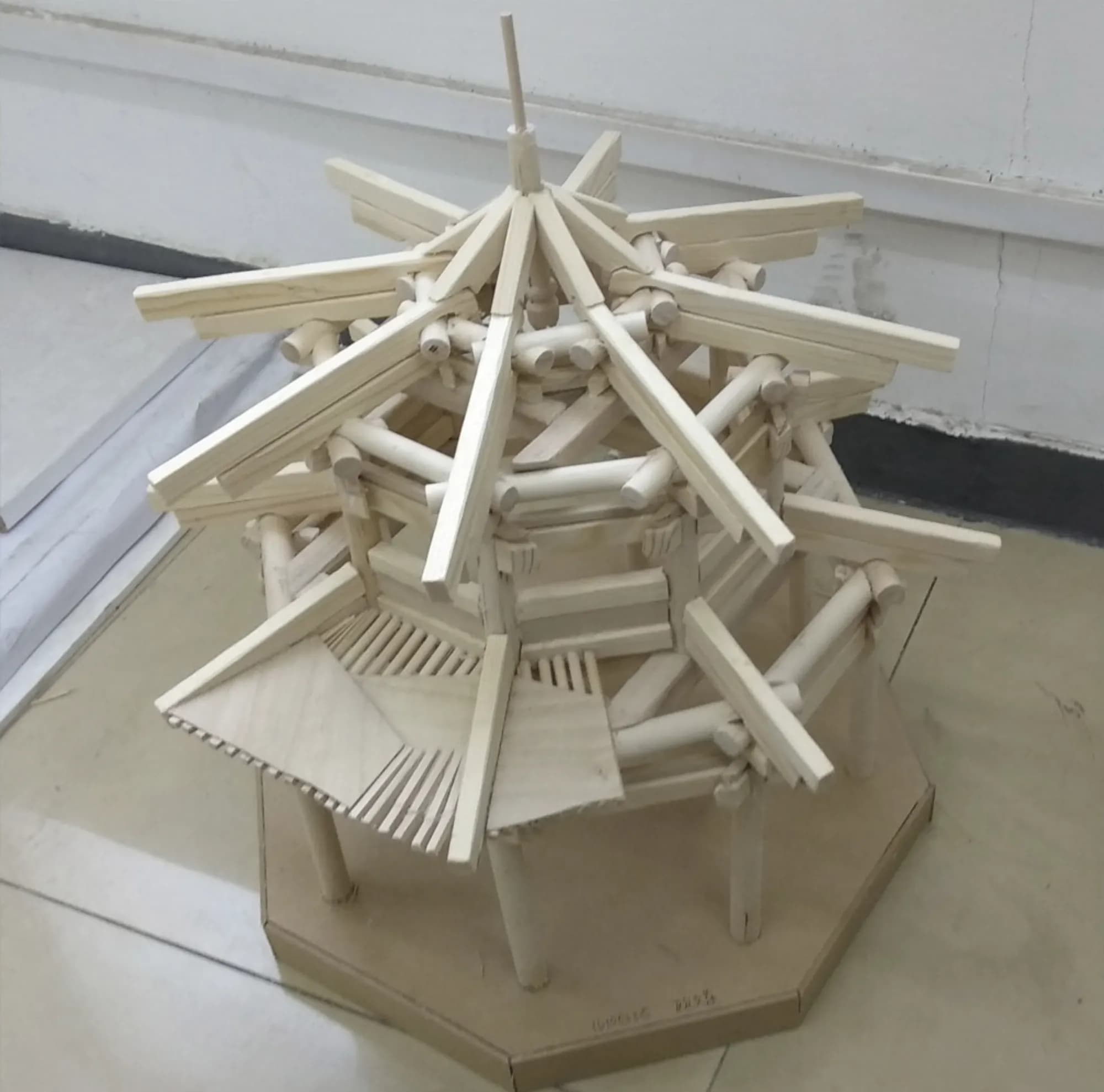 Chinese Classical Pavilion Model Results Presentation.