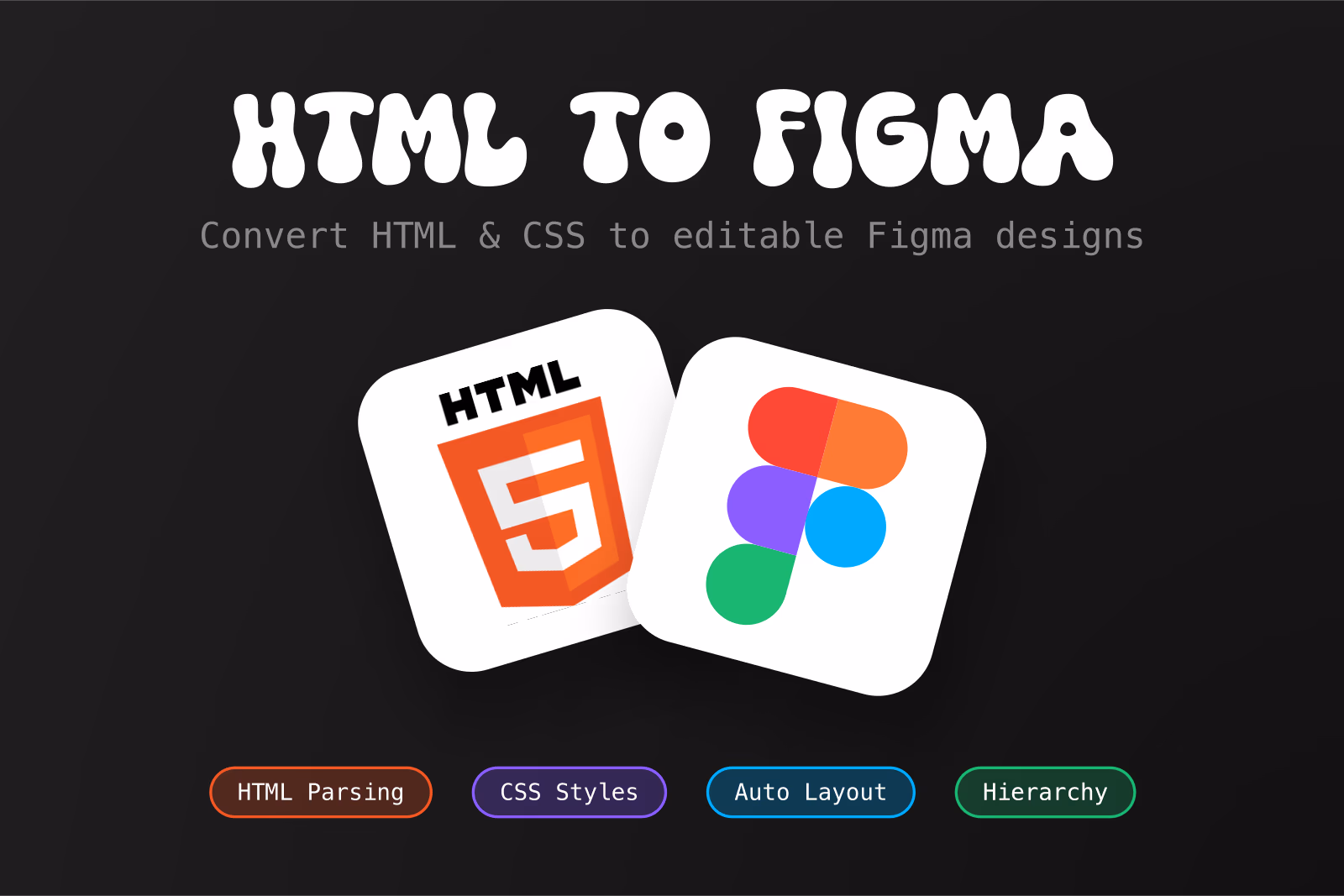 Community 缩略图 — HTML 解析 · CSS 样式 · Auto Layout · 层级结构